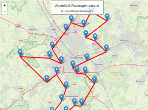 WasteXL routeoptimalisatie