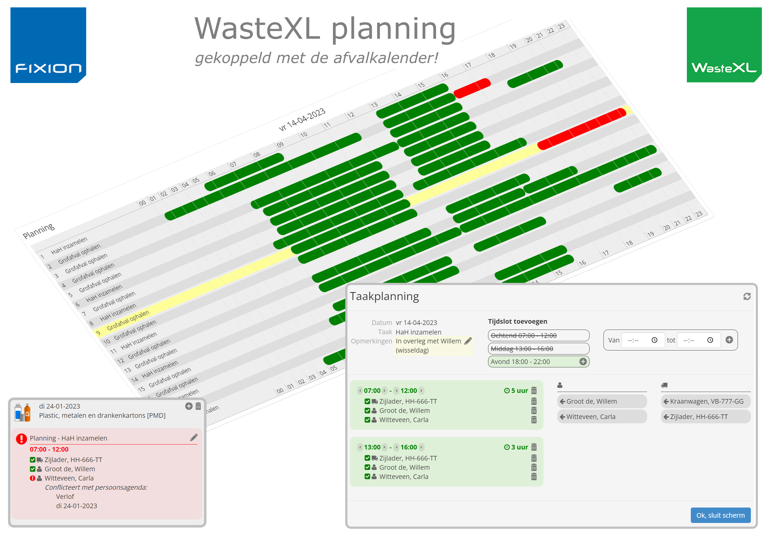 WasteXL planning module
